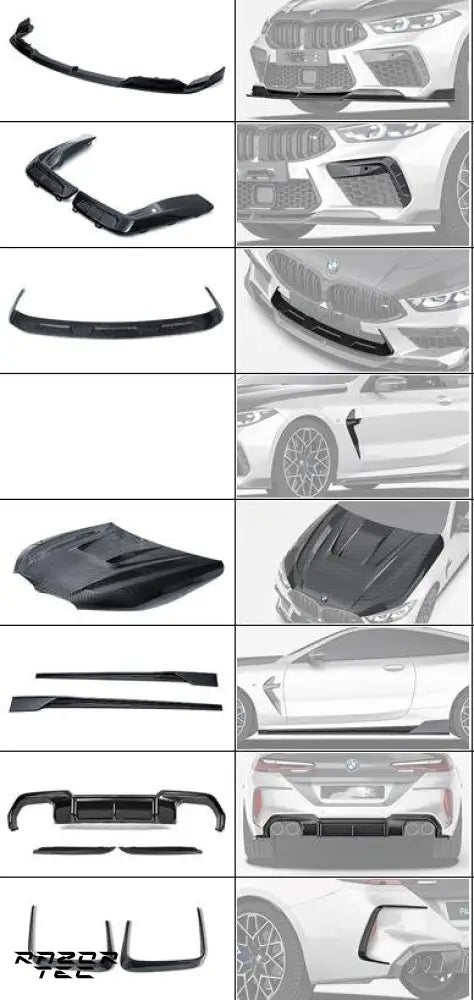 BMW M8 (F91 F92 F93) CARBON FIBER KIT
