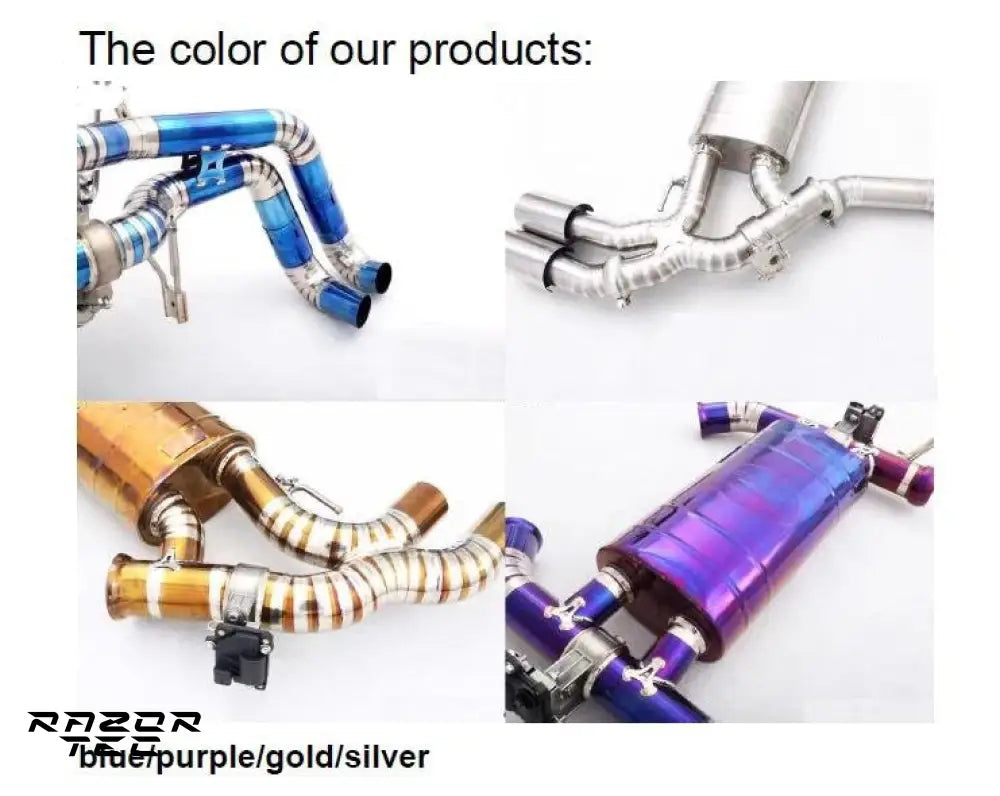 PORSCHE 992 TURBO S VALVETRONIC EXHAUST SYSTEM