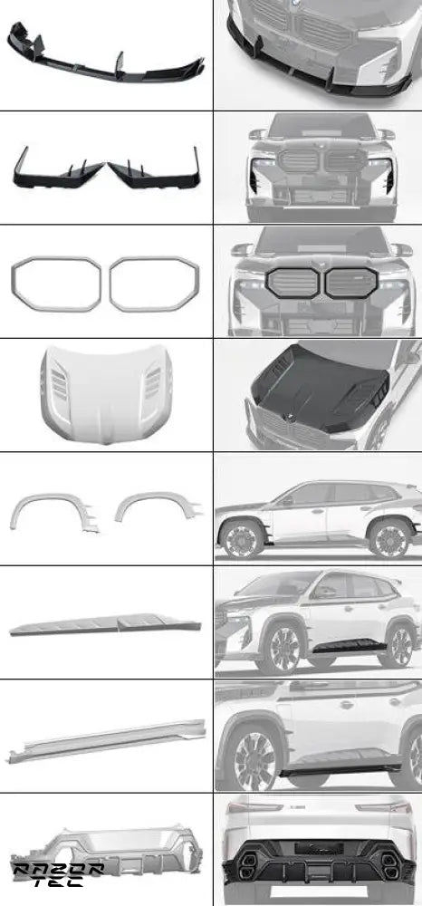 BMW XM G09 CARBON FIBER KIT