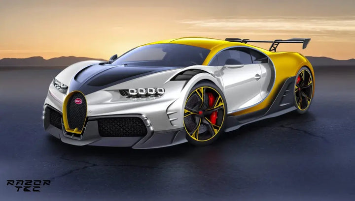 BUGATTI CHIRON CARBON FIBER RAZOR BODY KIT