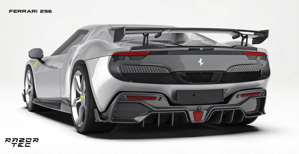 FERRARI 296 CARBON FIBER PARTS