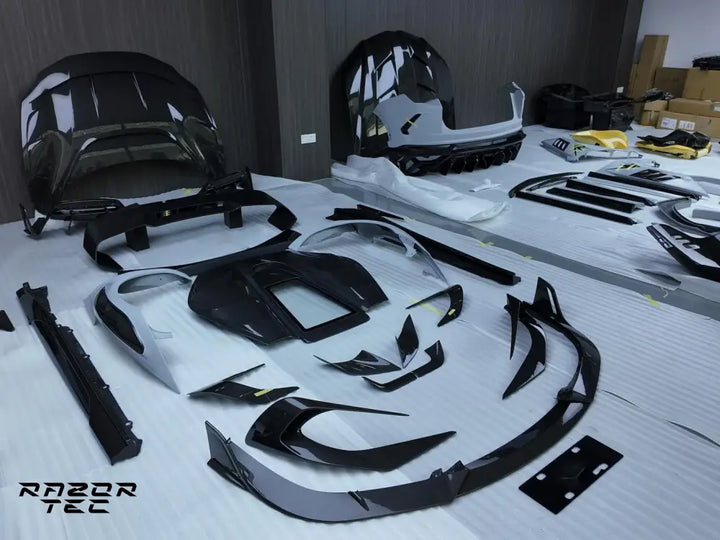 FERRARI 296 CARBON FIBER RAZOR BODY KIT