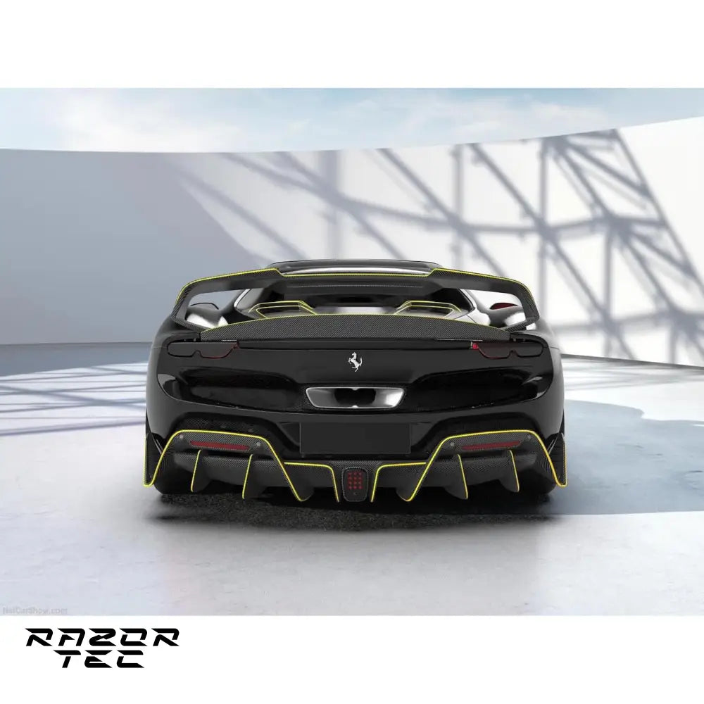 FERRARI 296 CARBON FIBER RAZOR BODY KIT