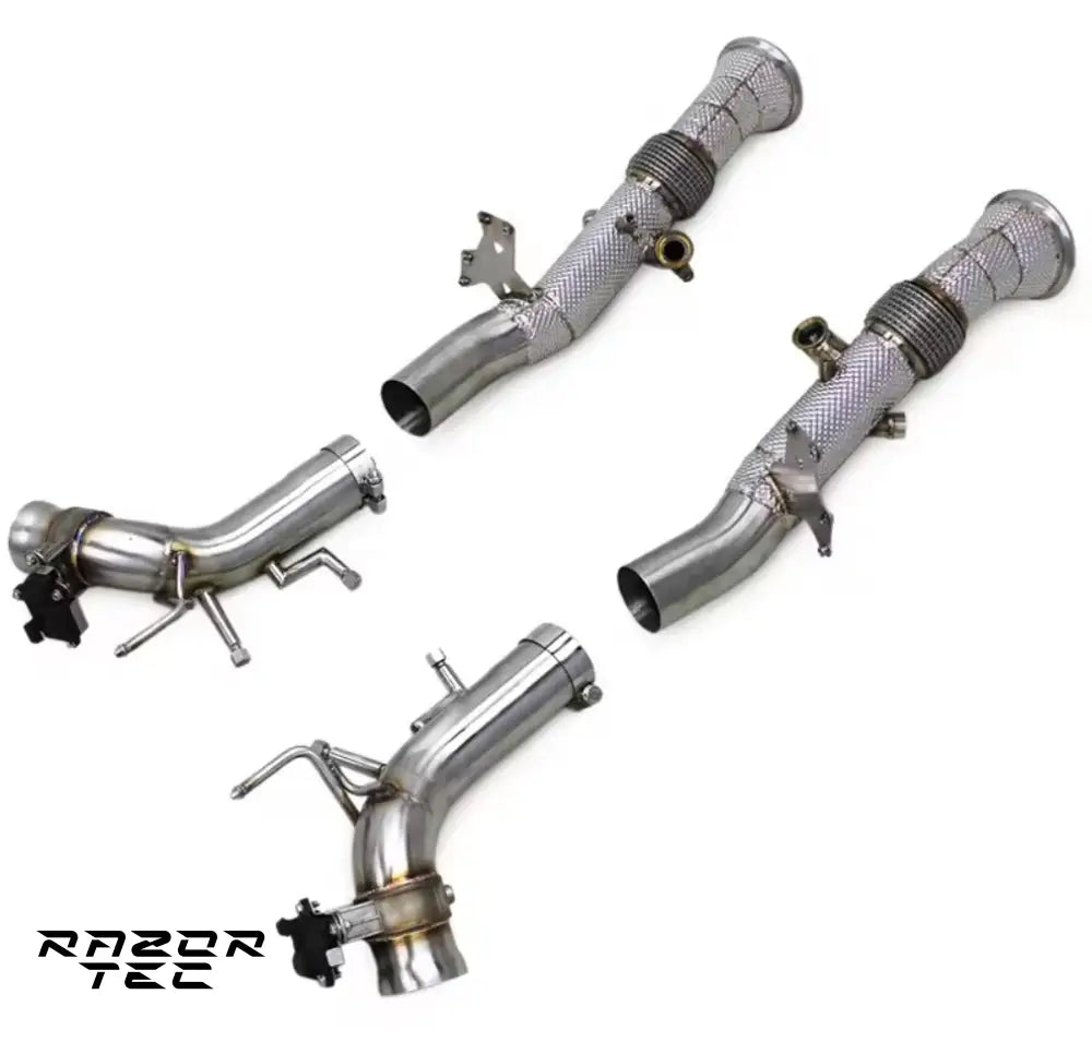 FERRARI 296 GTB DOWNPIPES WITH CATS OR CATLESS
