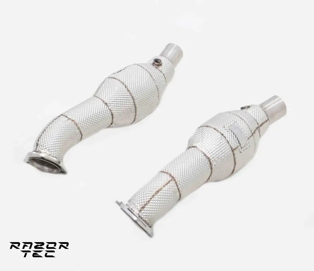 FERRARI F430 DOWNPIPES CATLESS OR WITH SPORT CATS