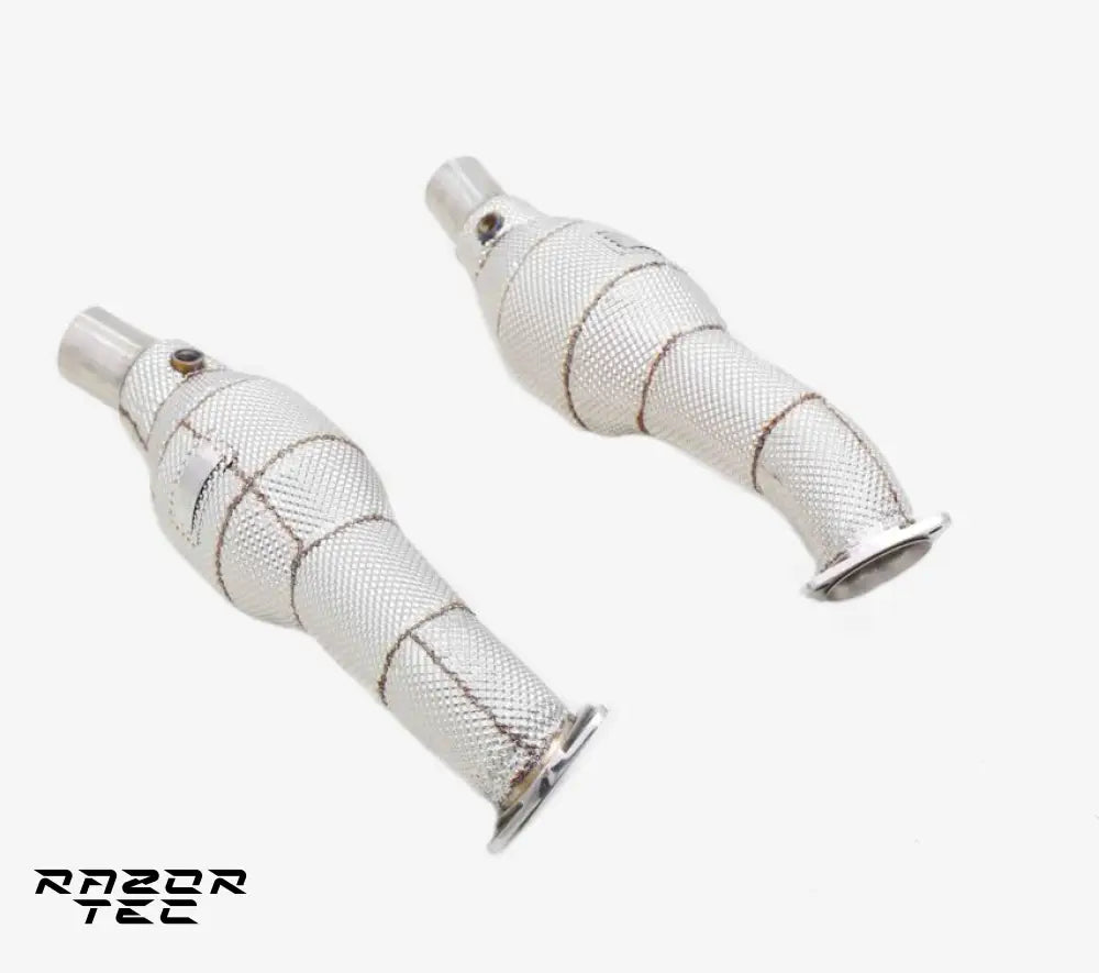 FERRARI F430 DOWNPIPES CATLESS OR WITH SPORT CATS