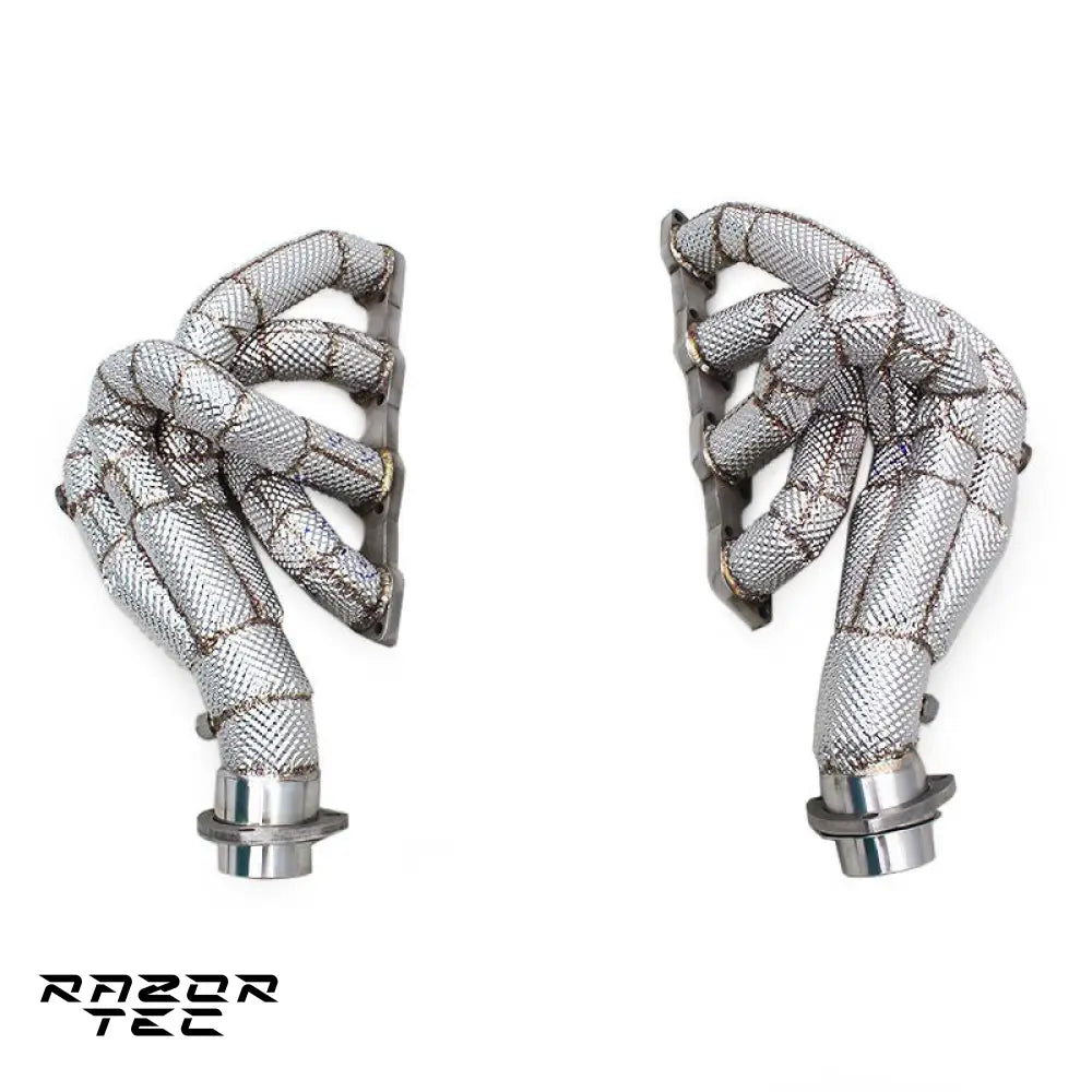 FERRARI F430 DOWNPIPES CATLESS OR WITH SPORT CATS AND HEADERS