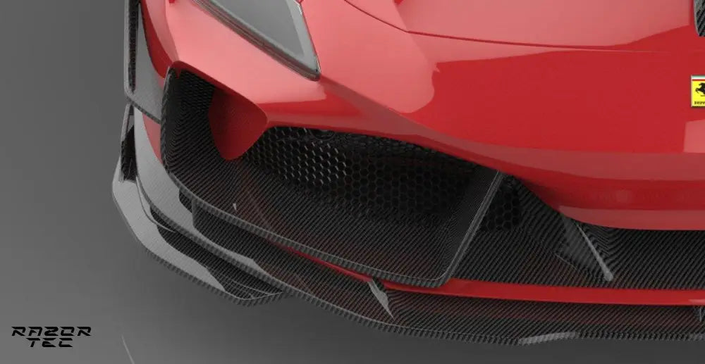 FERRARI F8 CARBON FIBER AERO KIT