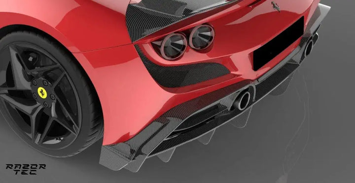 FERRARI F8 CARBON FIBER AERO KIT