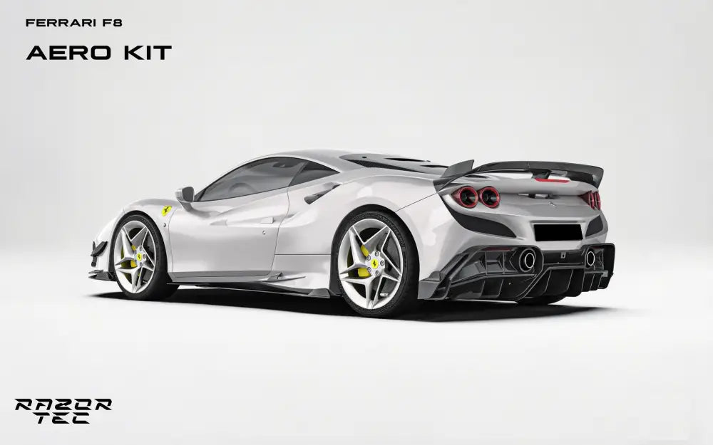 FERRARI F8 CARBON FIBER AERO KIT