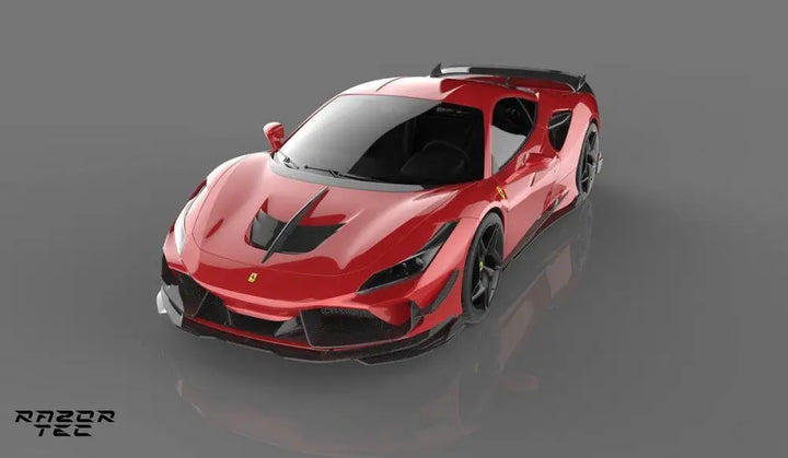 FERRARI F8 CARBON FIBER AERO KIT