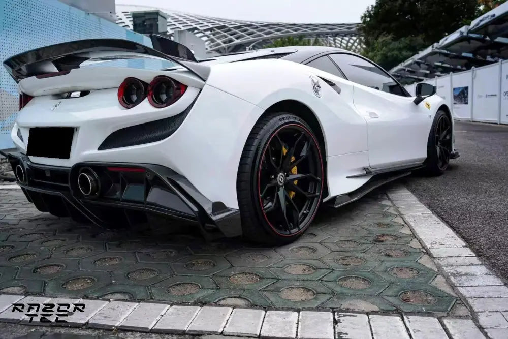 FERRARI F8 CARBON FIBER AERO KIT