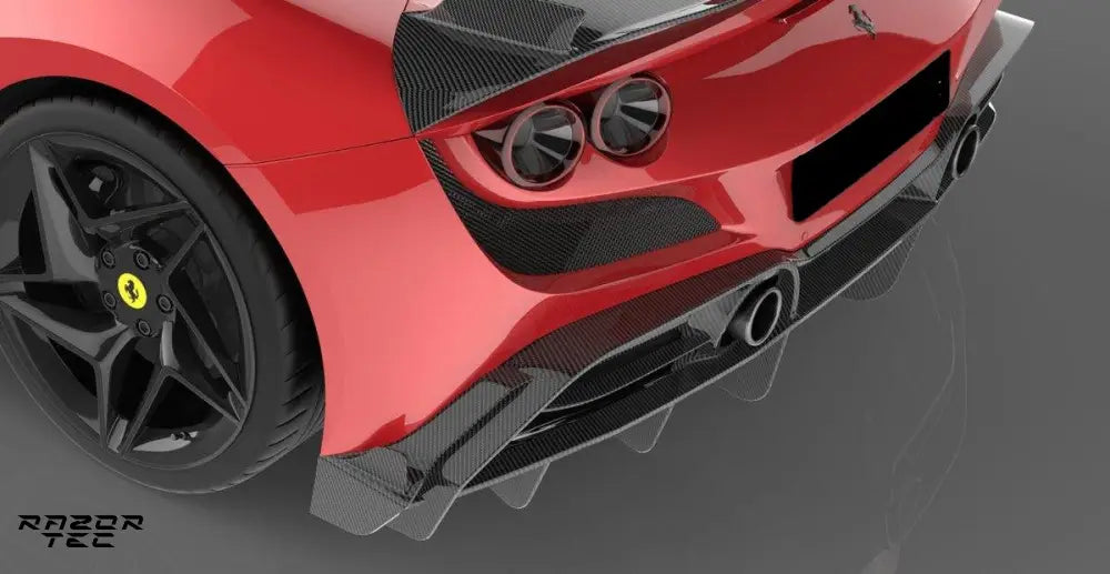 FERRARI F8 CARBON FIBER AERO KIT