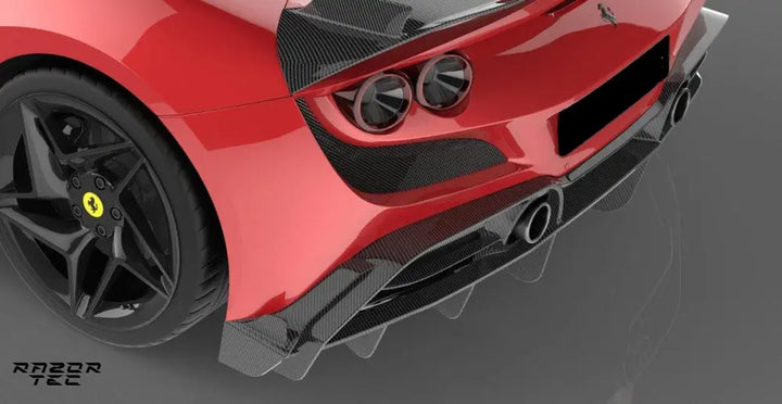 FERRARI F8 CARBON FIBER AERO KIT
