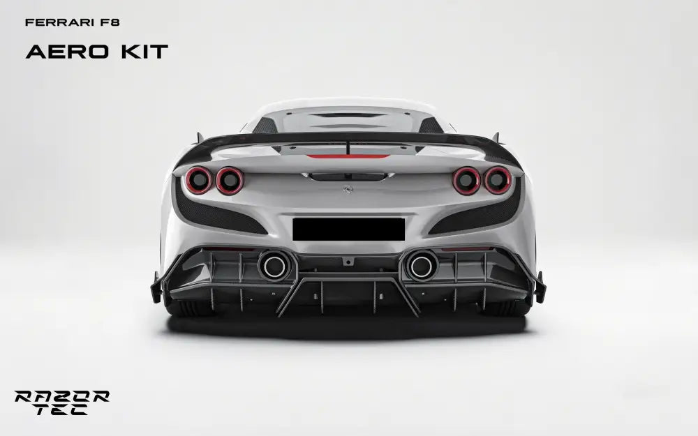 FERRARI F8 CARBON FIBER AERO KIT