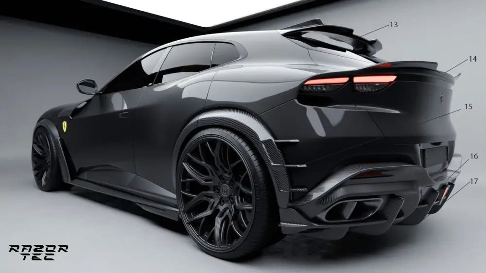 FERRARI PUROSANGUE CARBON FIBER RAZOR BODY KIT