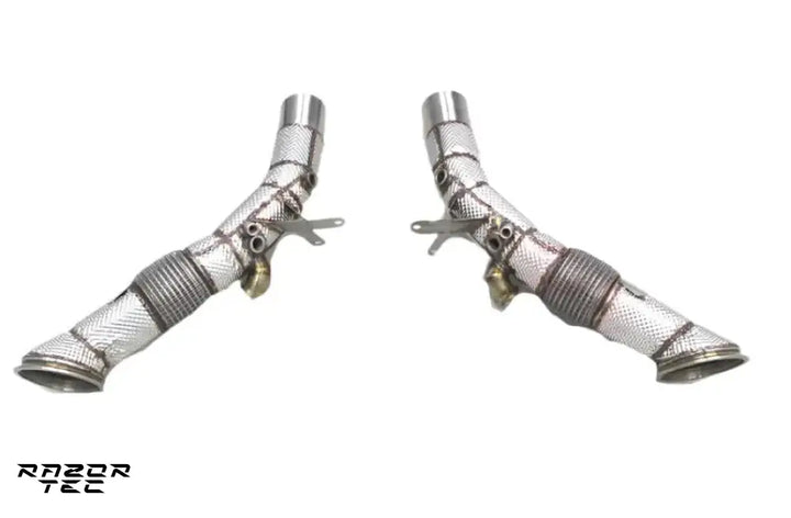 FERRARI SF90 RACE DOWNPIPES CATLESS OR WITH CATS