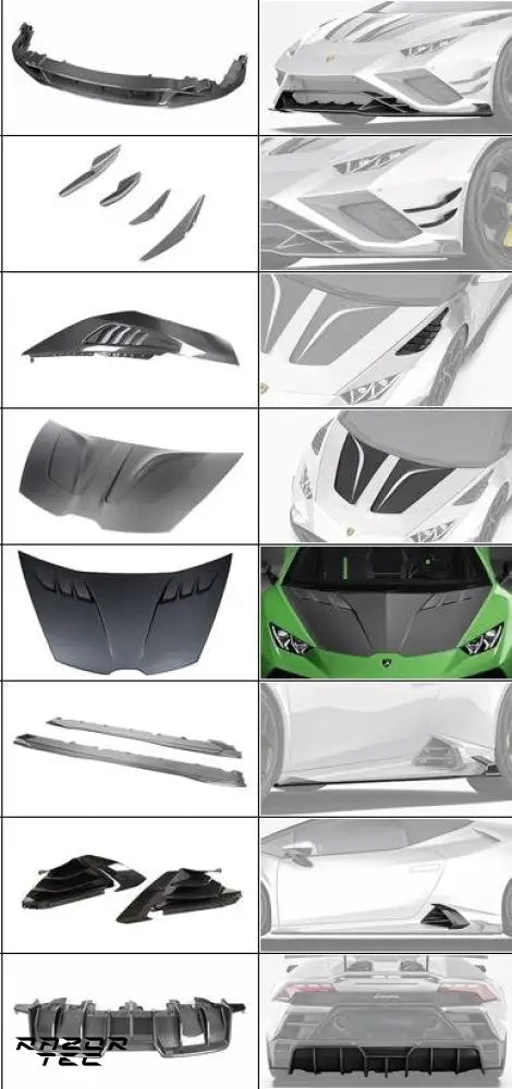 LAMBORGHINI HURACAN EVO CARBON BODY KIT