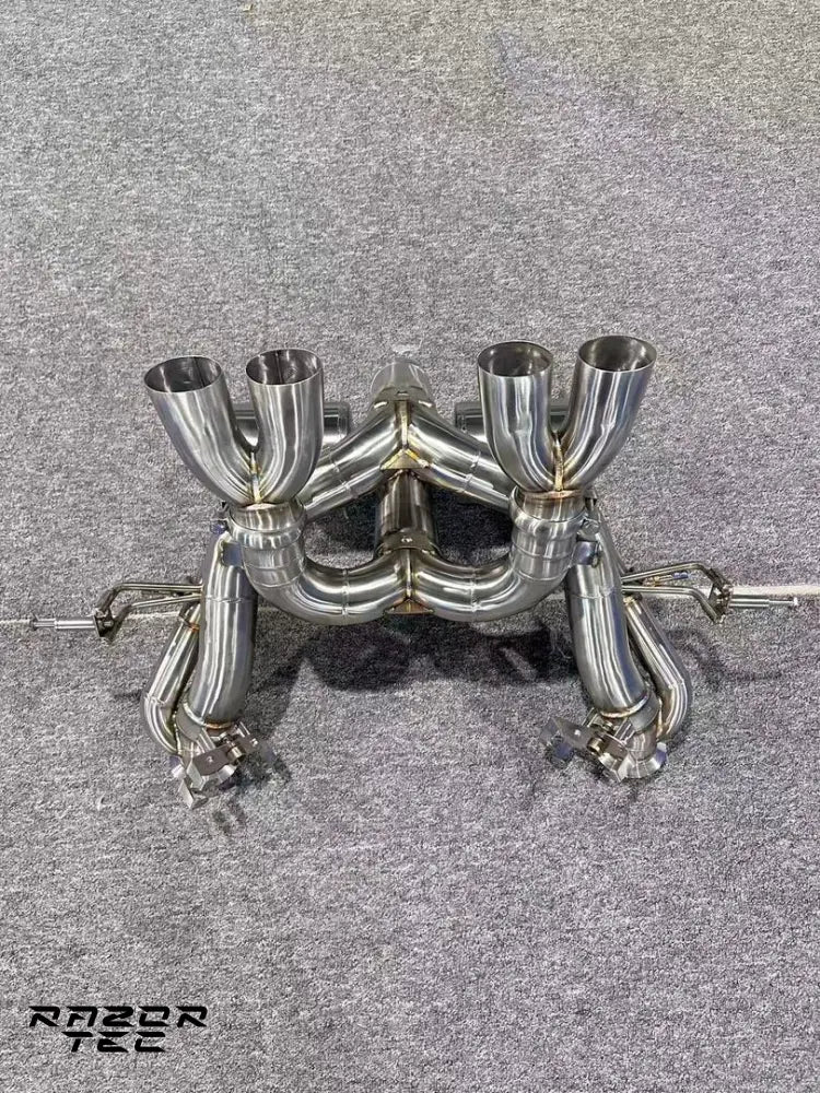 LAMBORGHINI REVUELTO RAZOR STAINLESS STEEL VALVETRONIC EXHAUST SYSTEM