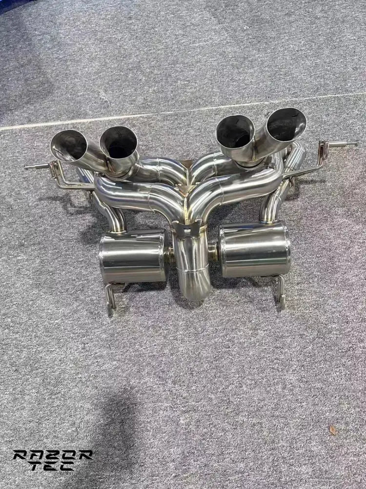 LAMBORGHINI REVUELTO RAZOR STAINLESS STEEL VALVETRONIC EXHAUST SYSTEM
