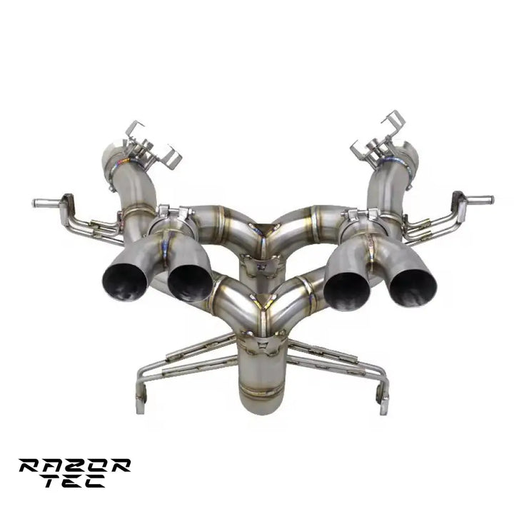 LAMBORGHINI REVUELTO RAZOR STAINLESS STEEL VALVETRONIC EXHAUST SYSTEM