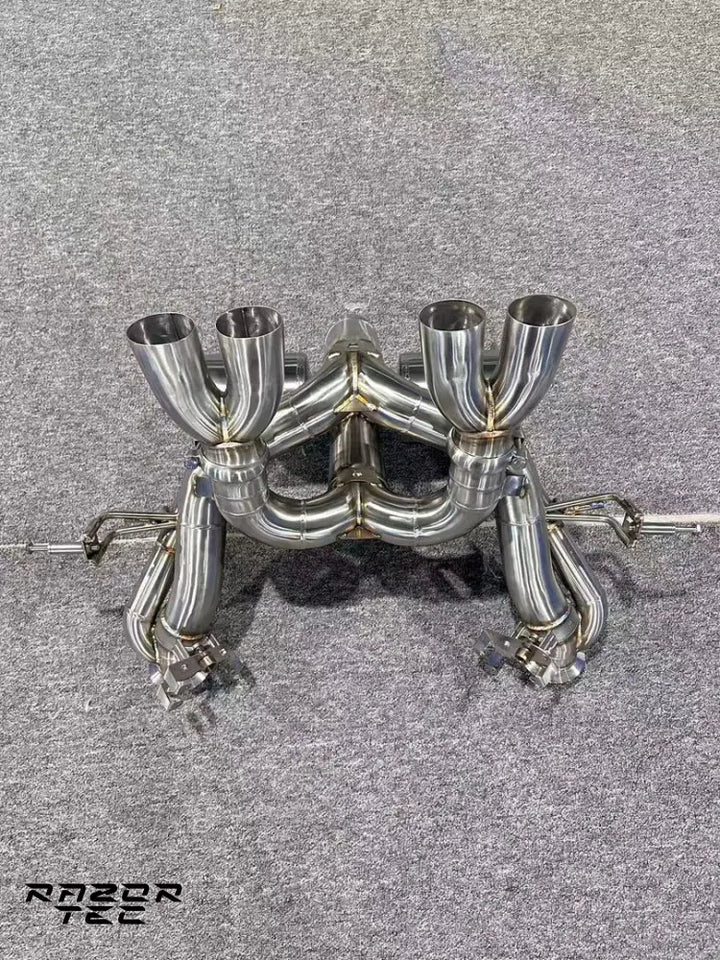 LAMBORGHINI REVUELTO RAZOR TITANIUM VALVETRONIC EXHAUST SYSTEM