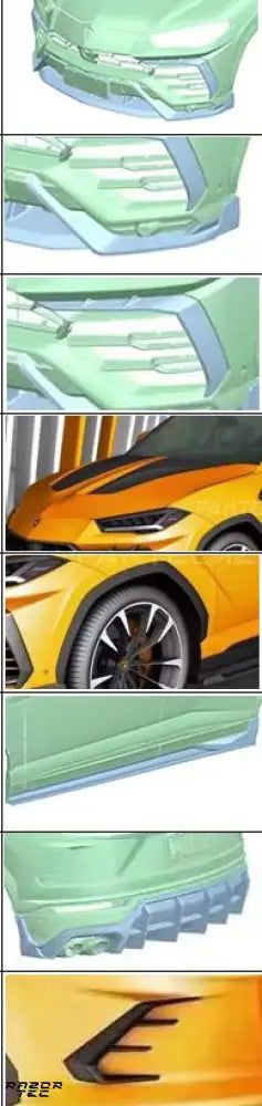 LAMBORGHINI URUS CARON FIBER AERO PARTS