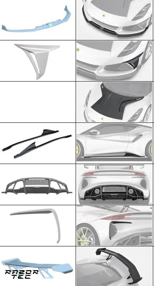 LOTUS EMIRA CARBON AERO KIT