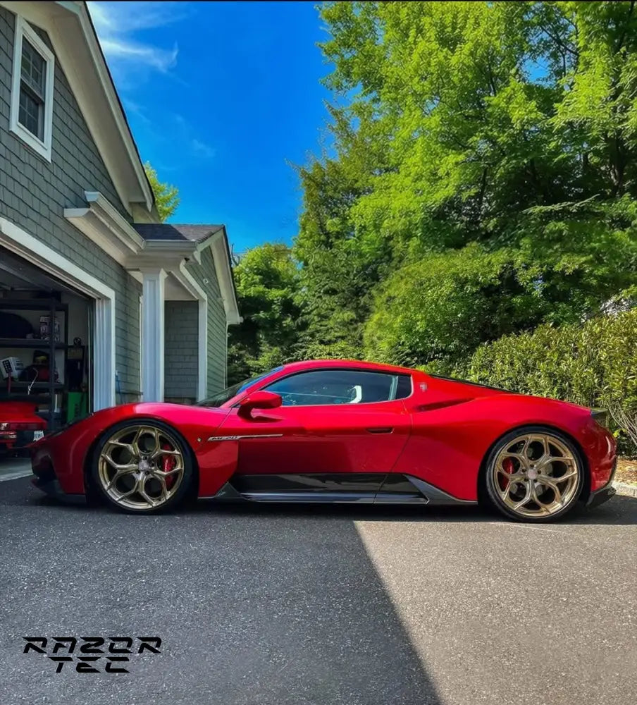 MASERATI MC20 BRUSHED GOLD FORGED WHEELS