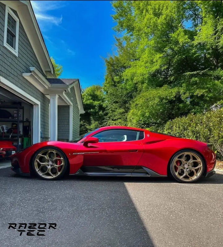 MASERATI MC20 BRUSHED GOLD FORGED WHEELS