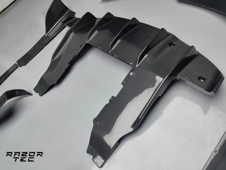 MCLAREN 720s CARBON FIBER AERO RAZOR KIT