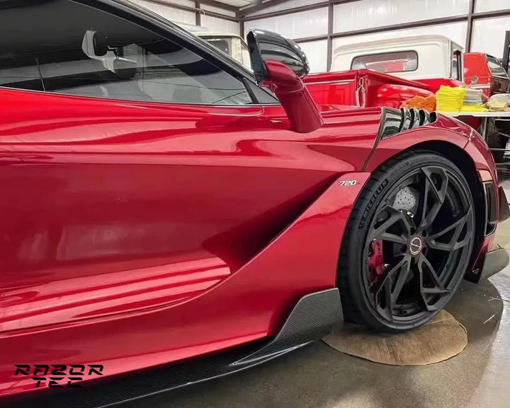 MCLAREN 720s CARBON FIBER AERO RAZOR KIT