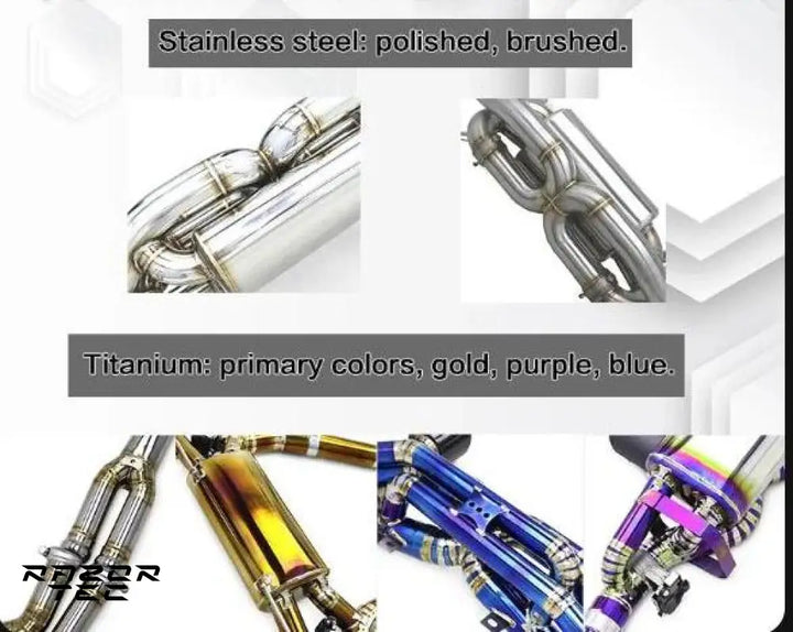 MCLAREN 720S RAZOR RACE TITANIUM EXHAUST SYSTEM