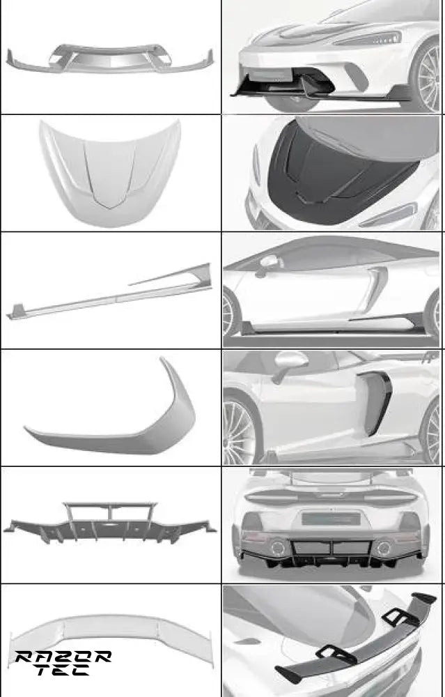 MCLAREN GT CARBON FIBER KIT