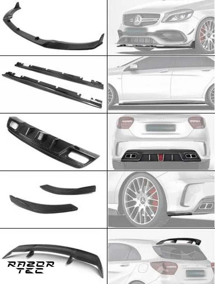 MERCEDES A-CLASS CARBON FIBER KIT W176