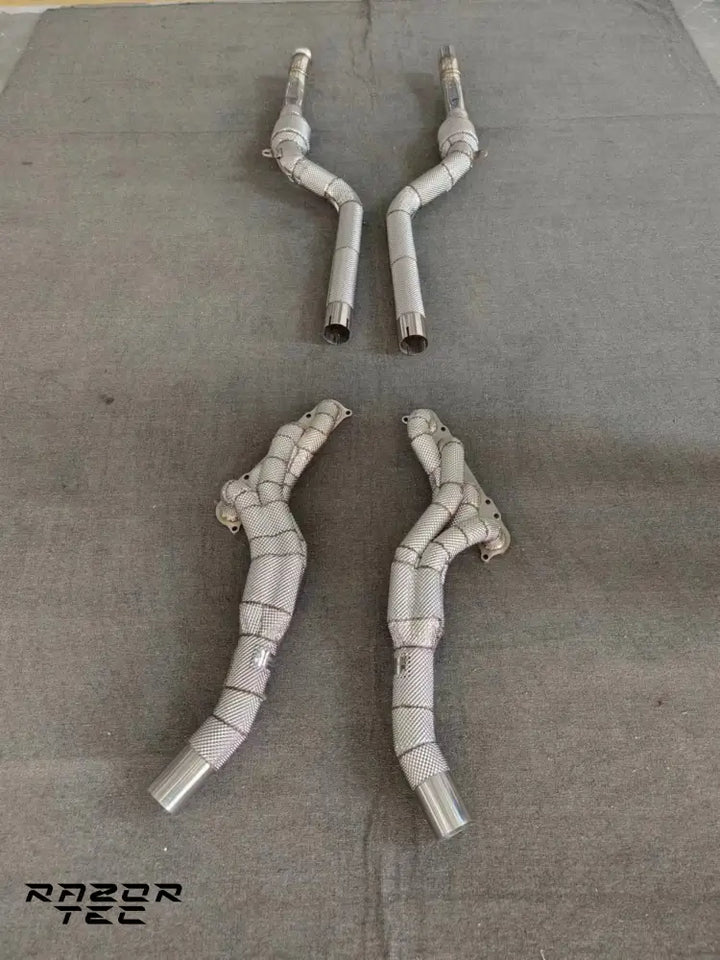 MERCEDES BENZ C63 W204 VALVETRONIC EXHAUST SYSTEM