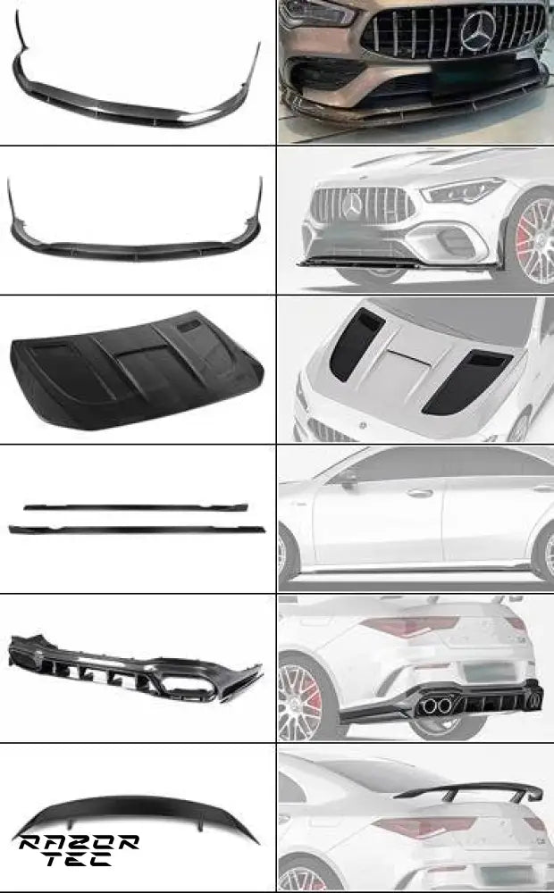 MERCEDES BENZ CLA W118 CARBON KIT 2020-2023