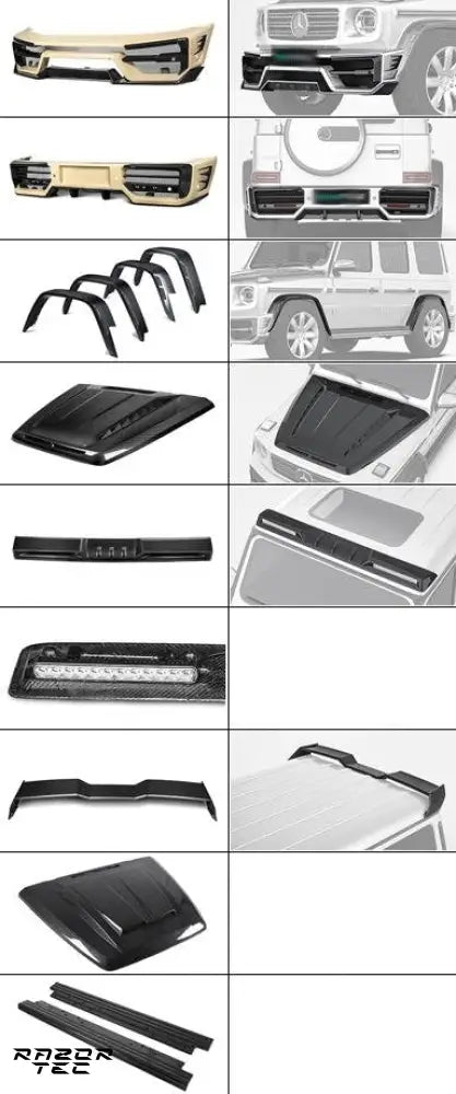 MERCEDES BENZ G-CLASS CARBON BODY KIT W464 2019-2023