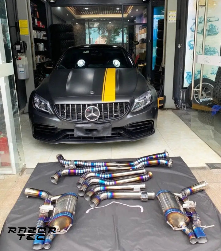MERCEDES C63 AMG W205 TITANIUM EVO VALVETRONIC EXHAUST SYSTEM