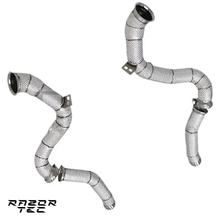 MERCEDES C63S AMG W205 DOWNPIPES CATLESS OR WITH CATS