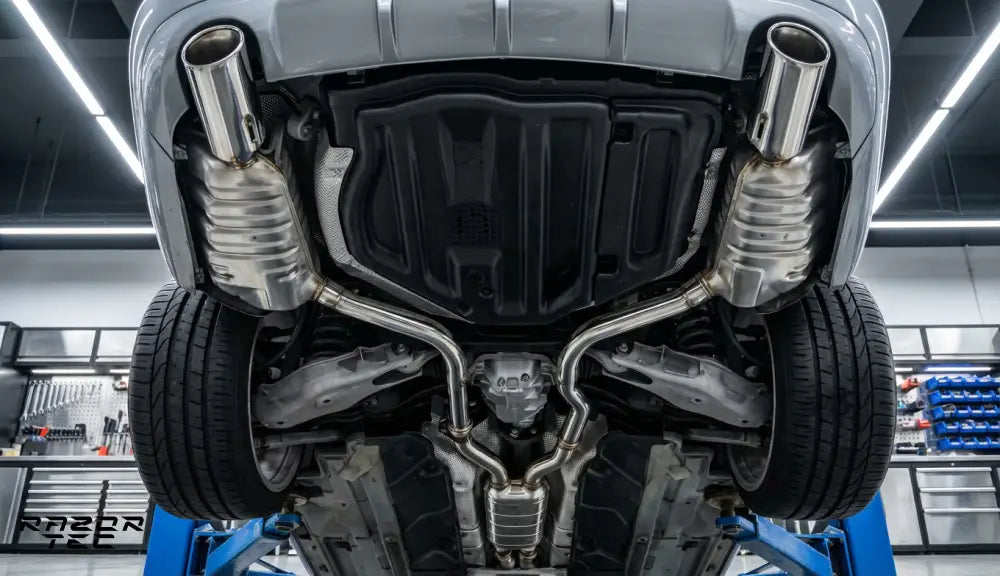 MERCEDES E350 COUPE C207 3.5L V6 VALVETRONIC EXHAUST SYSTEM