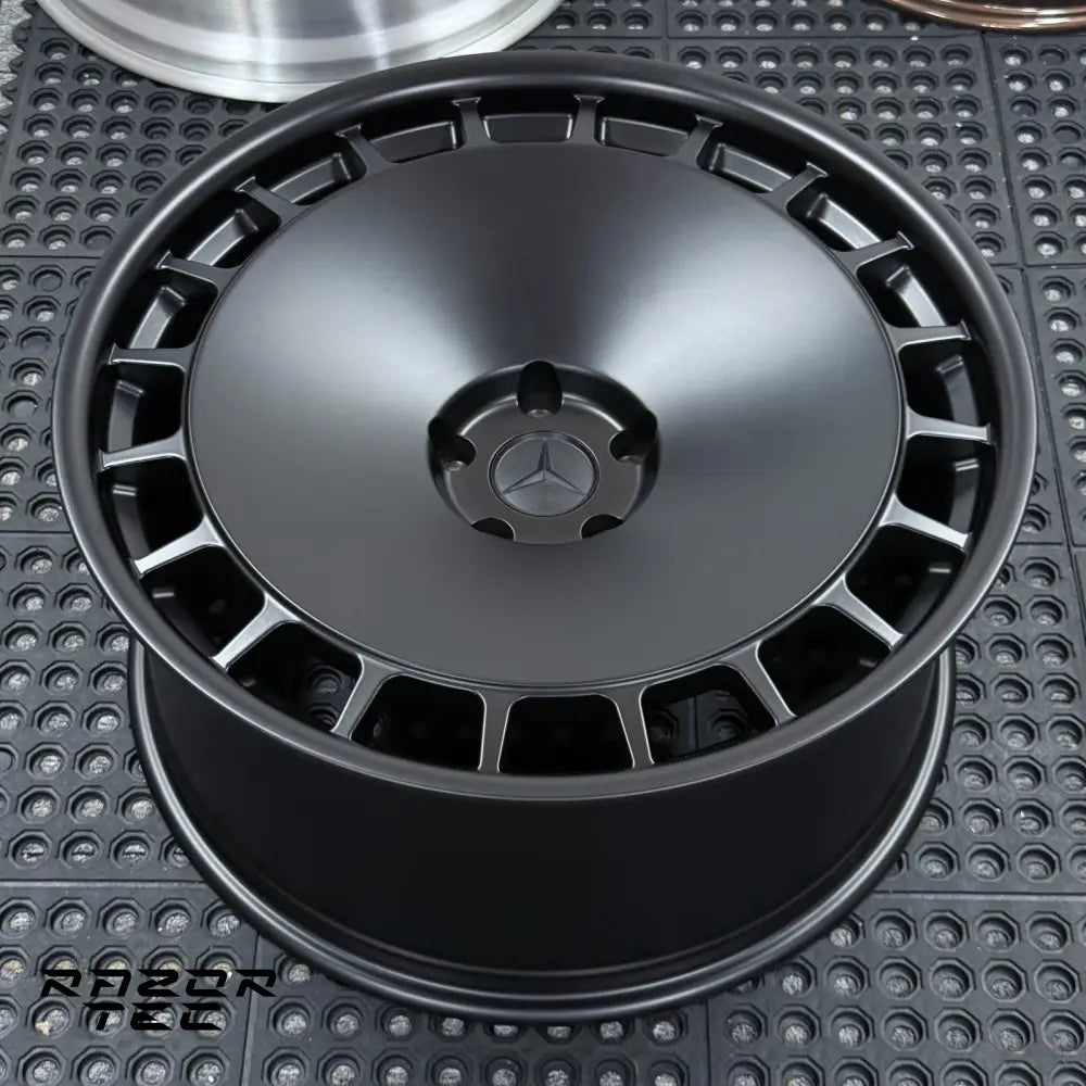 MERCEDES G63 23’ MATT BLACK RAZOR WHEELS - FORGED