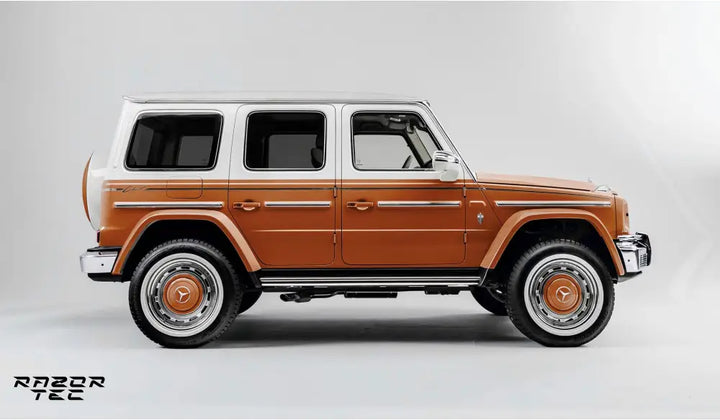 MERCEDES G63 VINTAGE BODY KIT AND CUSTOM WHEELS 2018-2023