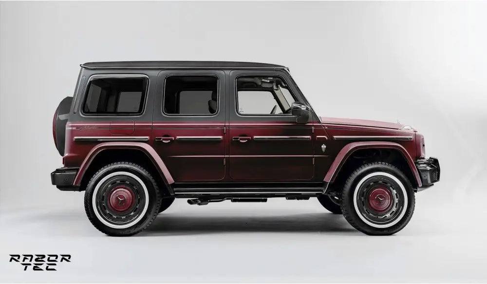 MERCEDES G63 VINTAGE BODY KIT AND CUSTOM WHEELS 2018-2023