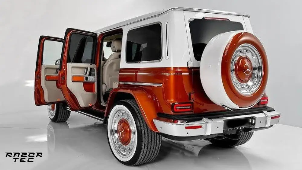 MERCEDES G63 VINTAGE BODY KIT AND CUSTOM WHEELS 2018-2023