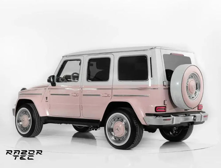 MERCEDES G63 VINTAGE BODY KIT AND CUSTOM WHEELS 2018-2023