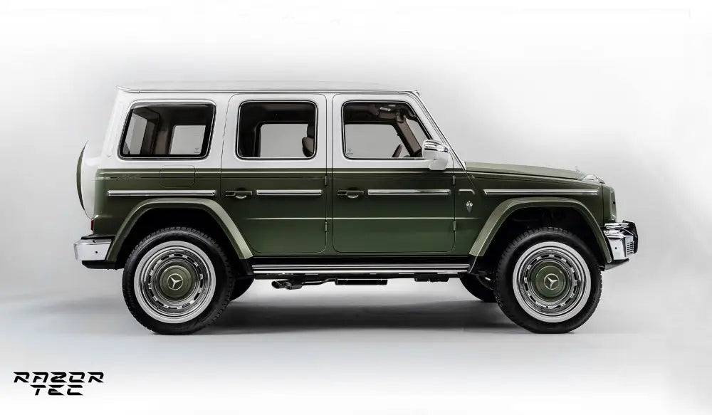 MERCEDES G63 VINTAGE BODY KIT AND CUSTOM WHEELS 2018-2023