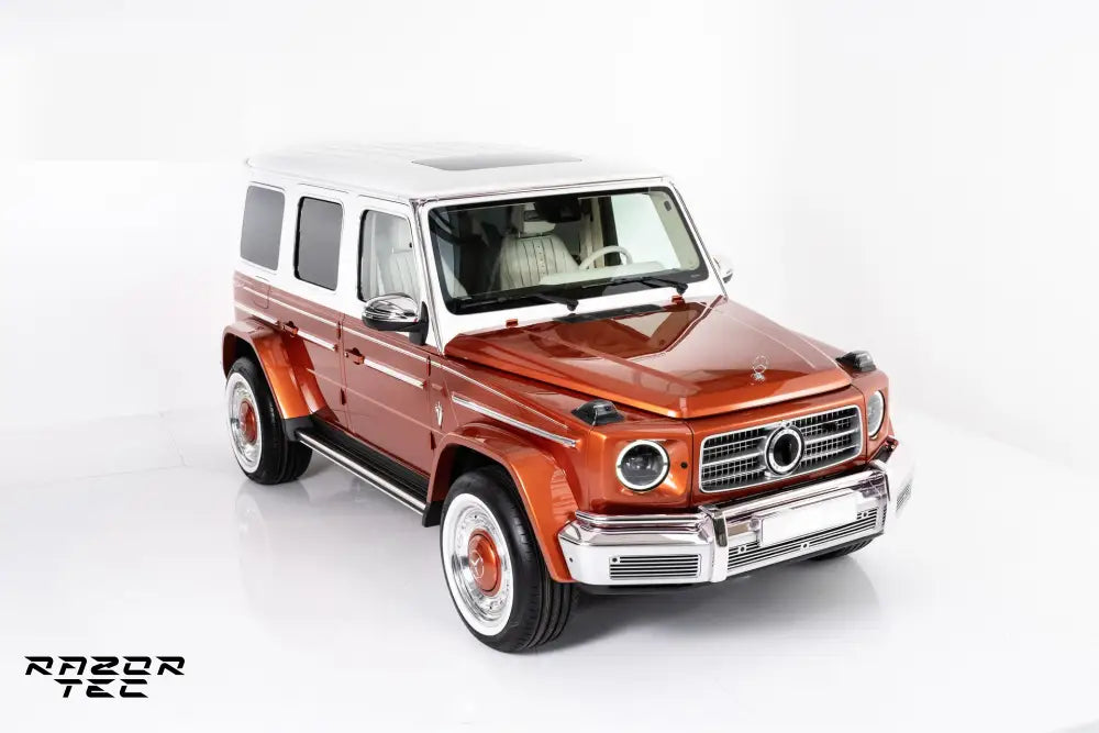 MERCEDES G63 VINTAGE BODY KIT AND CUSTOM WHEELS 2018-2023