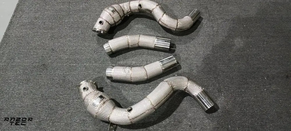 MERCEDES GLC63S AMG DOWNPIPES CATLESS OR WITH SPORT CATS