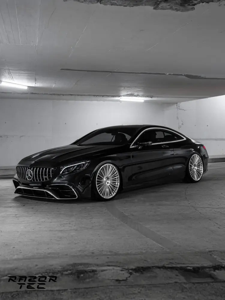 MERCEDES HIGH GLOSS POLISHED FORGED WHEELS